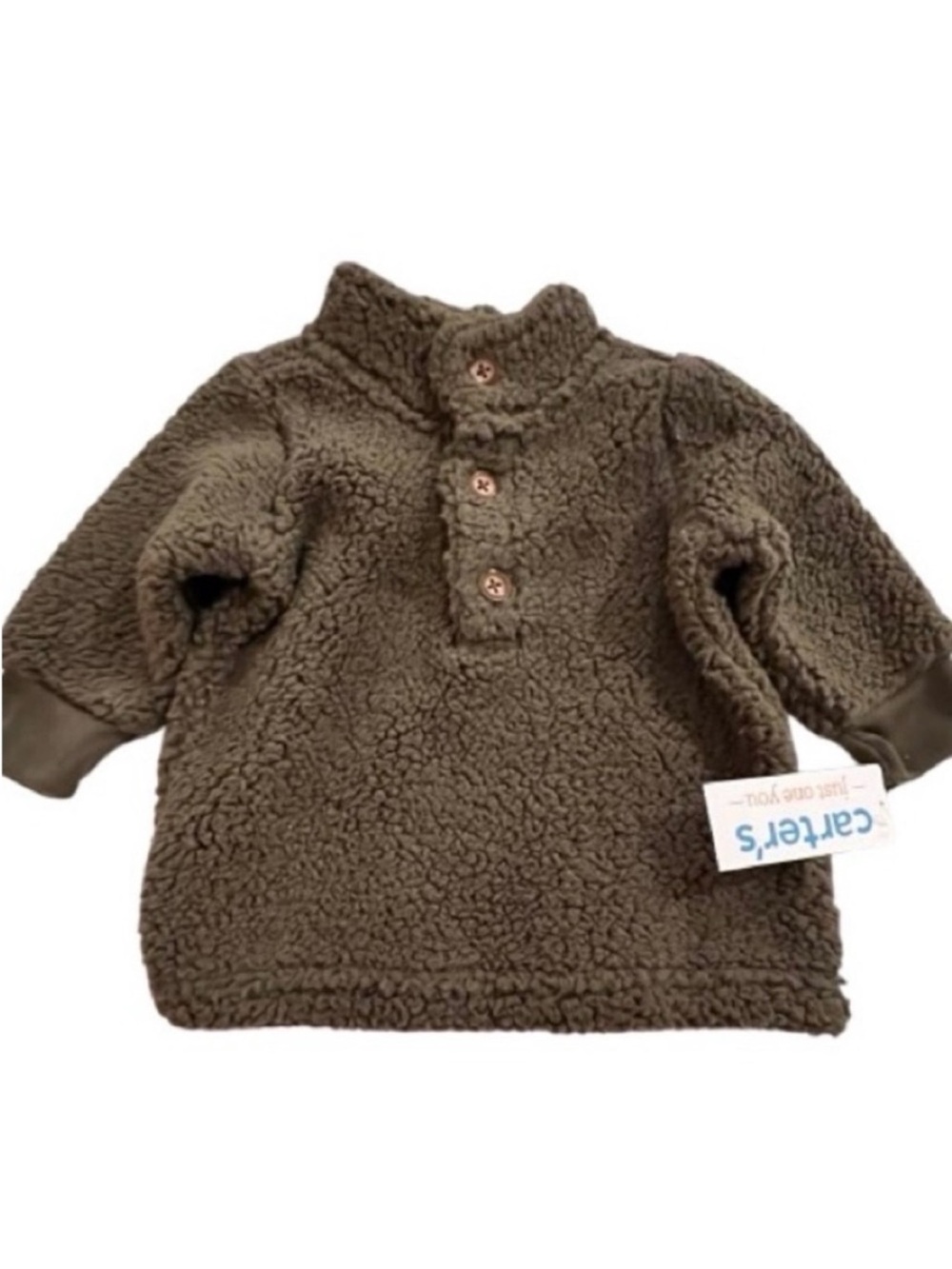 🆕-Carter's Baby Button Up Fleece.
Size: 3mo